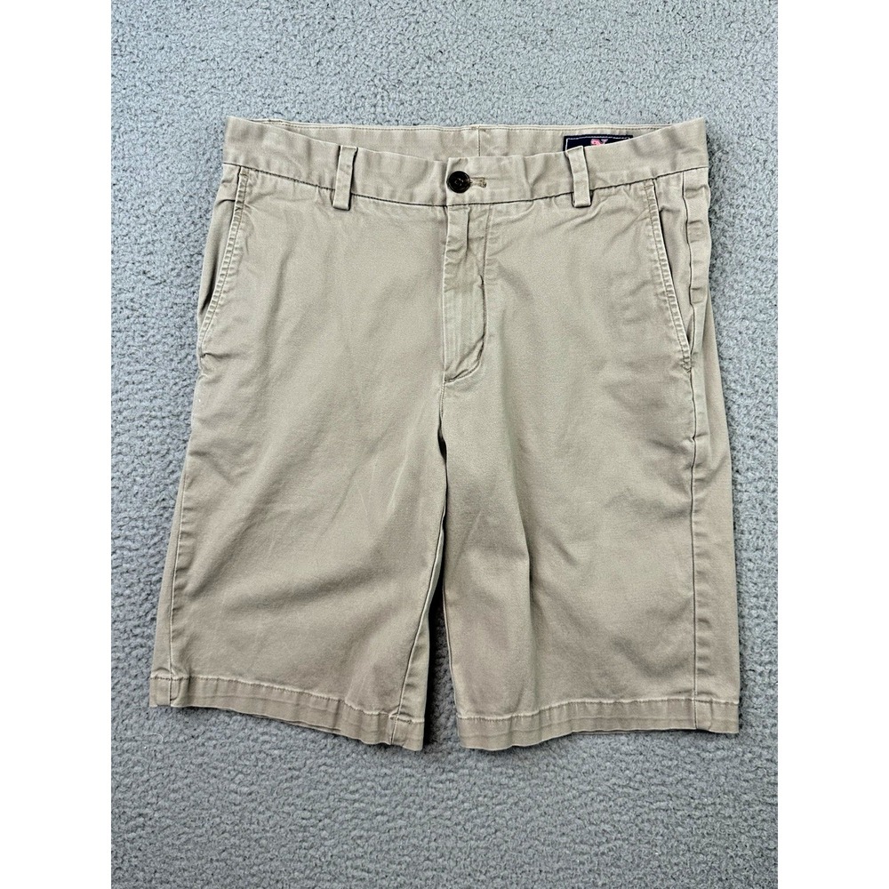 Vineyard Vines Breaker Shorts Mens 32 (31) x 10 Beige Performance Golf